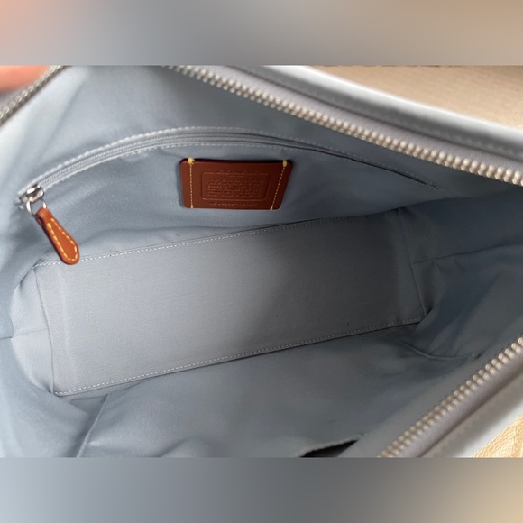 Coach Laurel Shoulder Bag in Sketch Signature Canvas with Matching Wallet - Picture 10 of 15